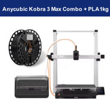 ANYCUBIC Kobra 3 Max Combo FDM 3D Printer Up to 600mm/s Maximum Print Speed Massive Build Volume 500*420*420mm Smart APP Control