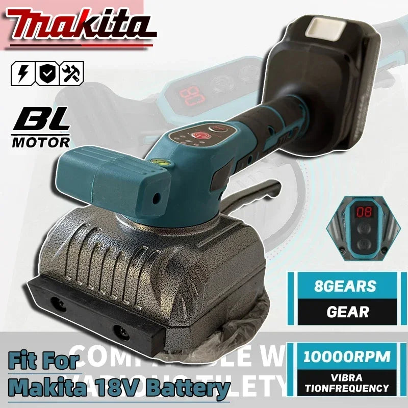 Makita Tile Vibration Leveling Machine 5-SPEED Adjustable Cordless Tile Installation Tool Wall Floor Power Tool For 18V Battery