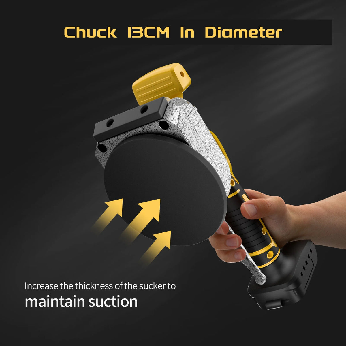 For Dewalt 20V Battery Tile Vibrating Tool Slip-proof Vibration Machine Suction Cup Vibrator Handheld Tiling Leveling Laying