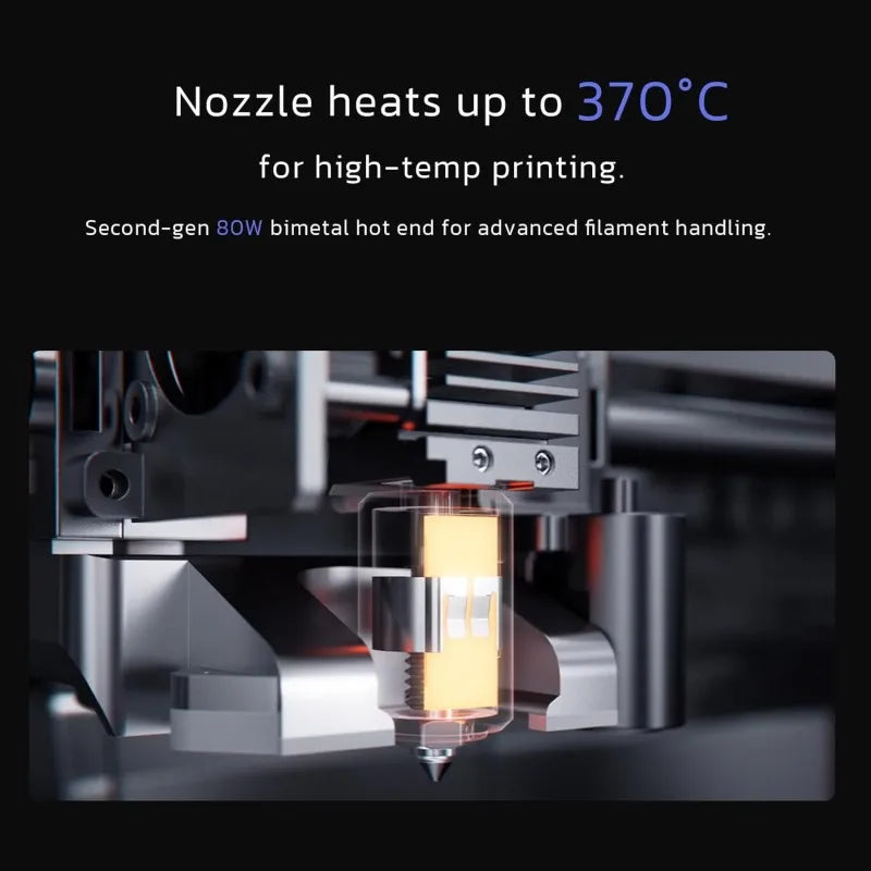 QIDI PLUS4 3D Printer 600mm/s Speed High-Temp 65℃ Chamber 370°C Direct Extruder Auto Leveling 1 Year for Industrial Use PLA