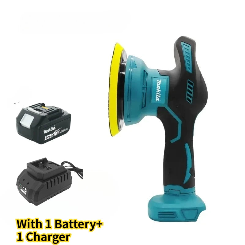 Makita Cordless Polisher 8 Gears Digital Display Electric Polisher Auto Car Waxing Polishing Machine For 18V  Battery