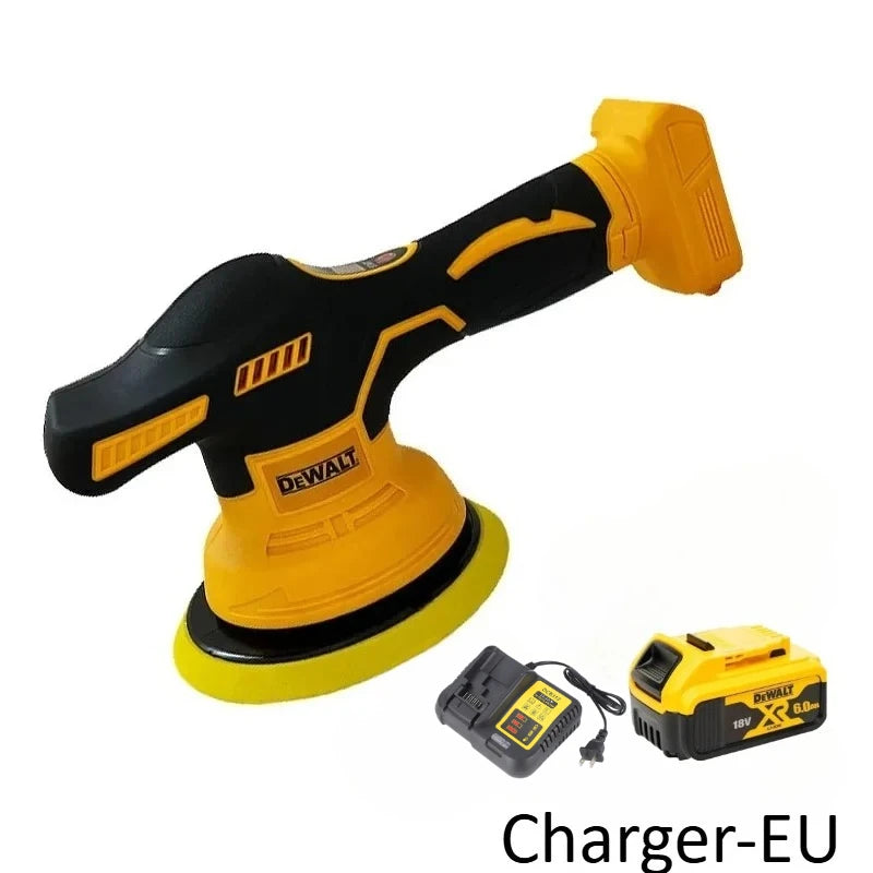 DeWALT 8 Gears Adjustable Cordless Car Polisher Electric Auto Waxing Sanding Sealing Glaze Tool For Dewalt 20V Battery