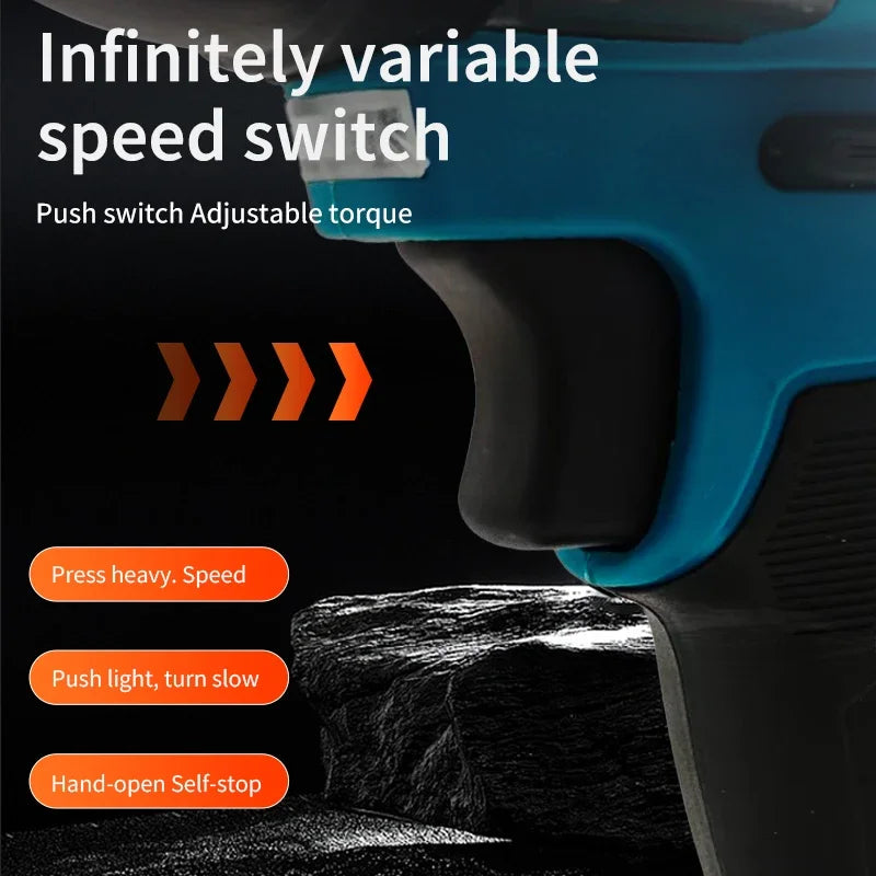 Makita DTW700 18V Brushless Impact Wrench Bare Unit 1/2' Square Drive Cordless Lithium Ion Tool for Repair And Screwdrive