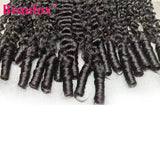 Beaufox Burmese Curly Hair Bundles Pixie Curly Bundles Human Hair Virgin