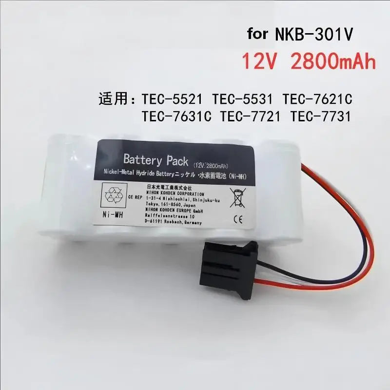 Genuine For NKB-301V TEC-7621C TEC-7631C 7700 TEC-5521 TEC-5531 Defibrillator Battery