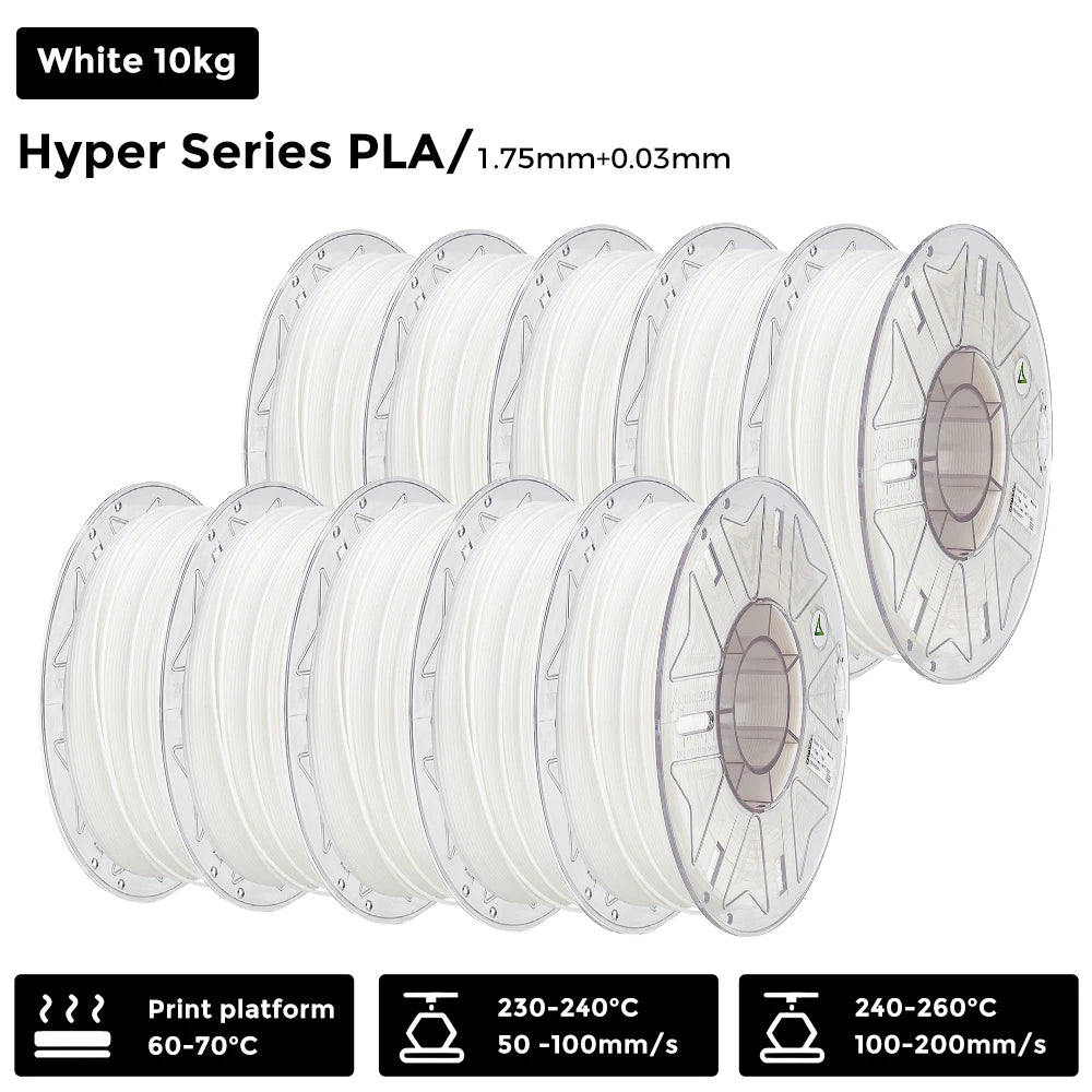 Creality Hyper PLA RFID Filament 1.75mm 1KG High-speed Printing Comes with A Built-in Chip To Recognize Colors for K2 Plus Combo