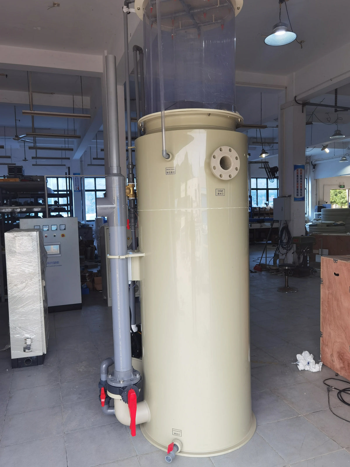 10m3/h 20m3/h 30m3/h Factory Price Fish Pond RAS Small Large Capacity Protein Skimmer Marine Saltwater /fresh Water