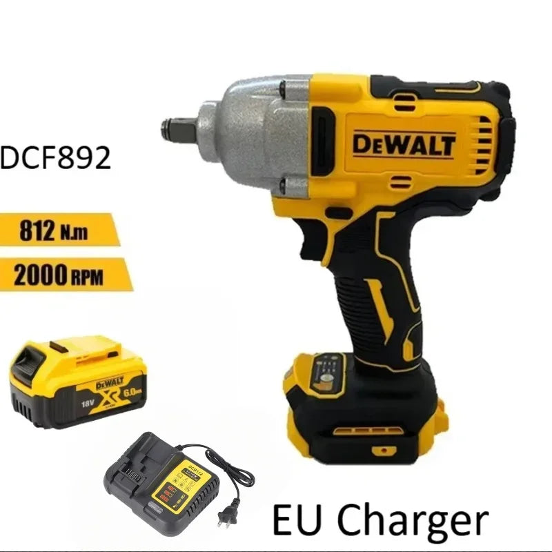 DEWALT DCF892 812N.m High Torque Brushless Impact Wrench 20V Cordless Electric Wrench Tool For DEWALT 20V Battery.