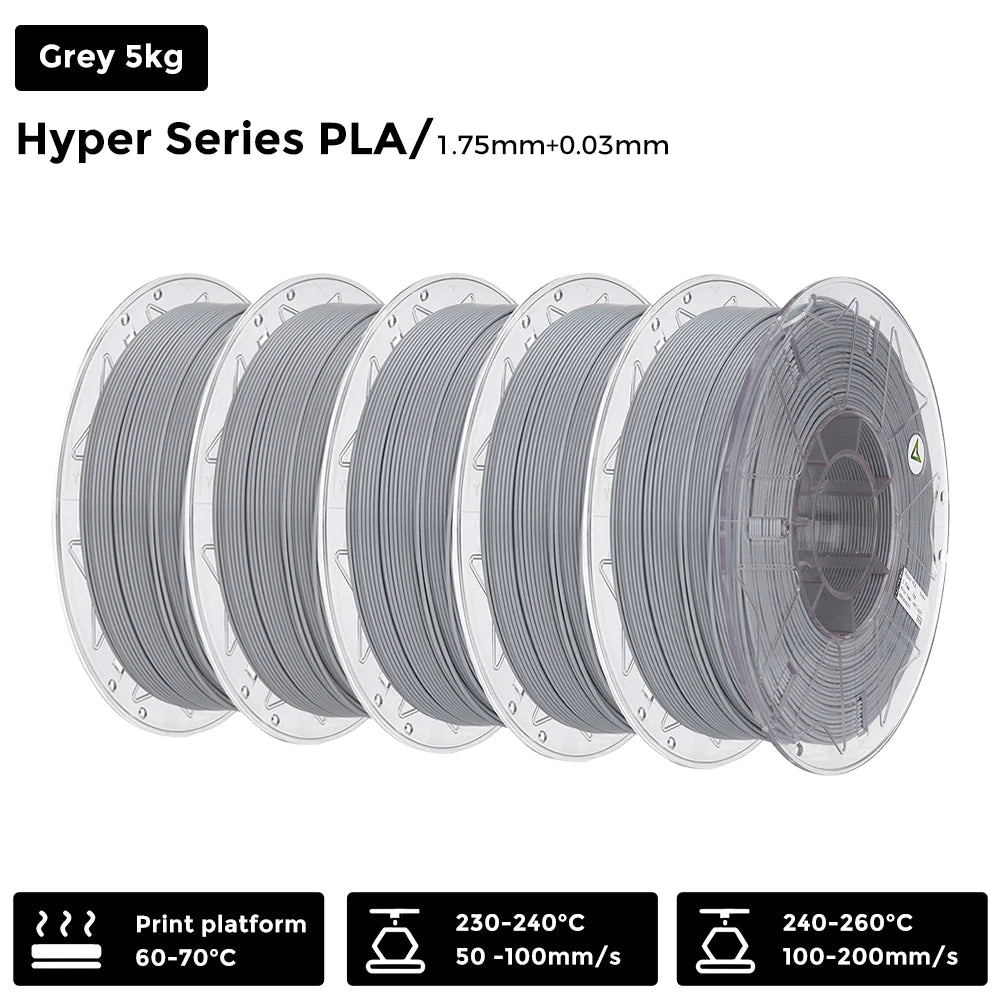 Creality Hyper PLA RFID Filament 1.75mm 1KG High-speed Printing Comes with A Built-in Chip To Recognize Colors for K2 Plus Combo