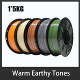 Spoolite 5KG PETG 3D Printer Filament 1.75MM Multi-color High Toughness Eco-Friendly Universal For All FDM 3D Printers Fast Ship