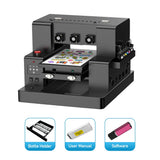 A3 UV DTF Printer for A3/A4 L805 UV Flatbed Printer A4 UV Printer Machine For Varnish Print Metal Acrylic Wood Sticker Printer