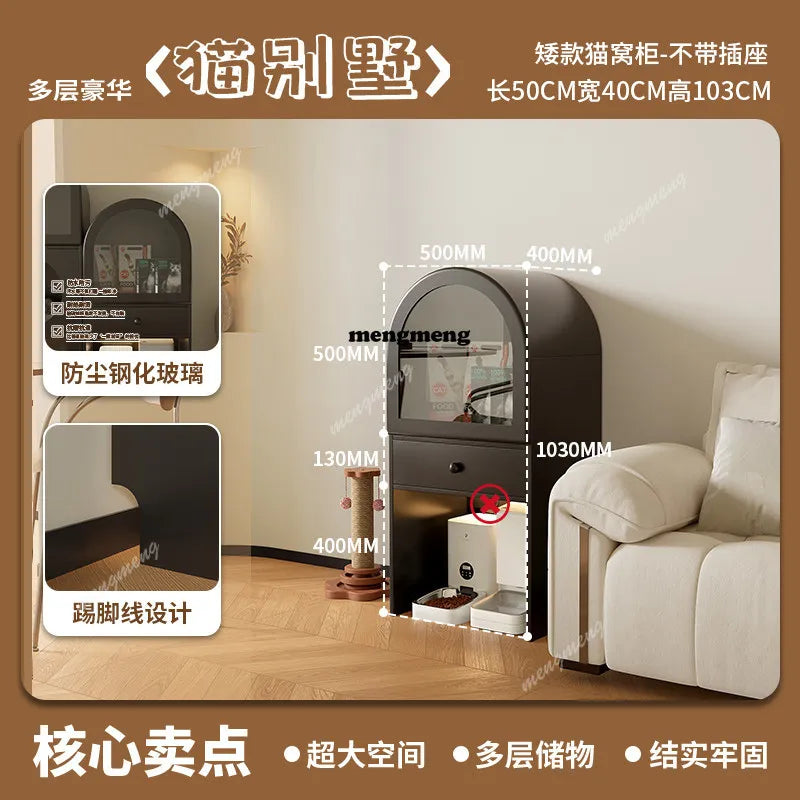 Cat nest Pet products Storage integrated locker Household indoor cat villa Sofa side locker