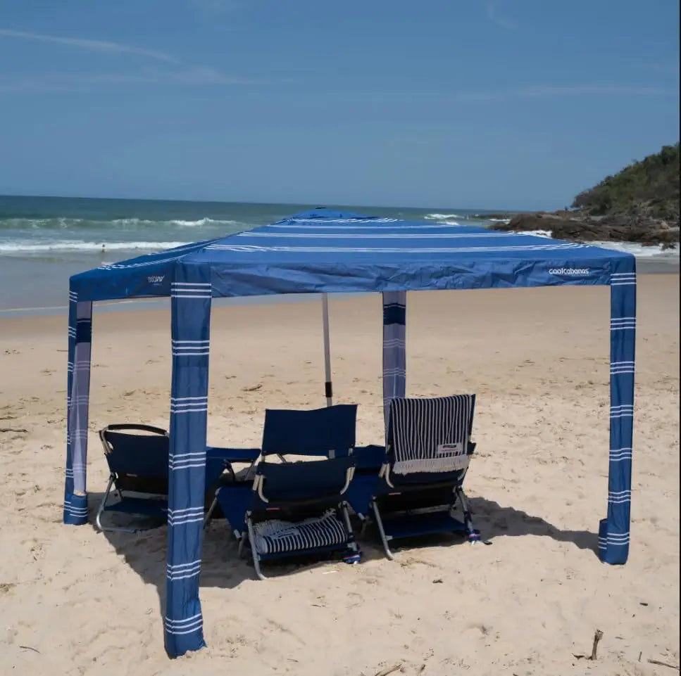 Beach Shade Tent - Easy Setup, UPF 50+ Protection, Large & Medium Sizes, Compact & Wind Resistant for Family