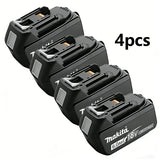 Original Makita 18V 6.0Ah Li-ion Battery, BL1860B LXT Lithium Ion Replacement Power Tool Battery.