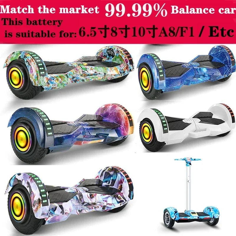 High-quality Battery 36V 12Ah 10s2p Rechargeable Lithium-ion Battery for Electric Self-balancing Scooter,HoverBoard and Unicycle