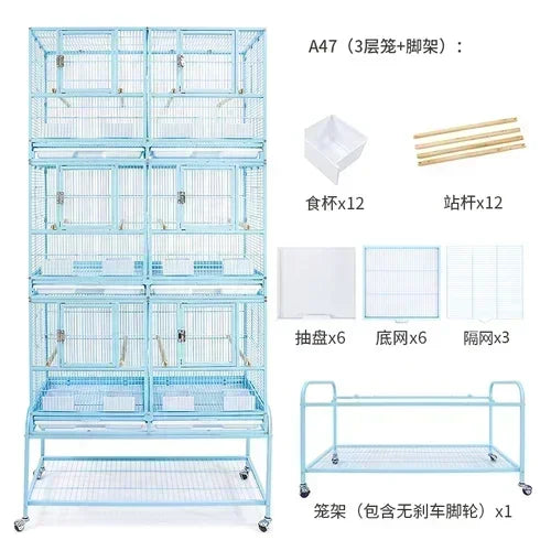 Pet Aviary Bird Cage Parakeet Rabbit Protective Chinchilla Breeding Cat Outdoor Hut Bird  Quail Pajaros Bird Accessories