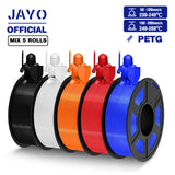 JAYO PETG Filamanet 1.75MM 5Rolls/set 3D Printer Filament PETG Neatly Wound 3D Printing Material For FDM 3D Printer