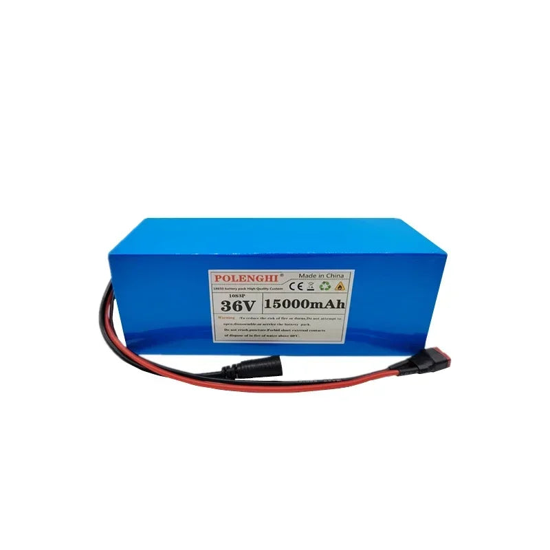 POLENGHI XT-60/T Plug 10S3P 36V 15000mAh 18650 Rechargeable Lithium-Ion Battery Pack, Built-in BMS Circuit Protection Board