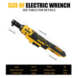 DEWALT DCF512 13MM Ratchet Right Angle Wrench Variable Speed Brushless Power Wrench LED light Cordless Battery Power Tools