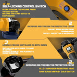 Dewalt  Brushless Angle Grinder 3 Gears Cordless Grinding Machine Cutting Woodworking  Pin