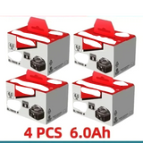 2025 for Makita BL1860 BL1850B BL1850 BL1840 BL1830 Screwdriver Battery & Charger 18v Replacement Power Tool Batteries.