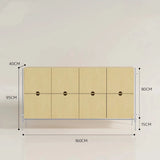 Birch marine board sideboard, industrial style dining room living room storage cabinet drawer living room multi-layer wall stora