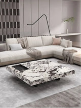 Coffee Table Sintered Coffee Table Oversized Large Square Coffee Rock Plate End Table New Design