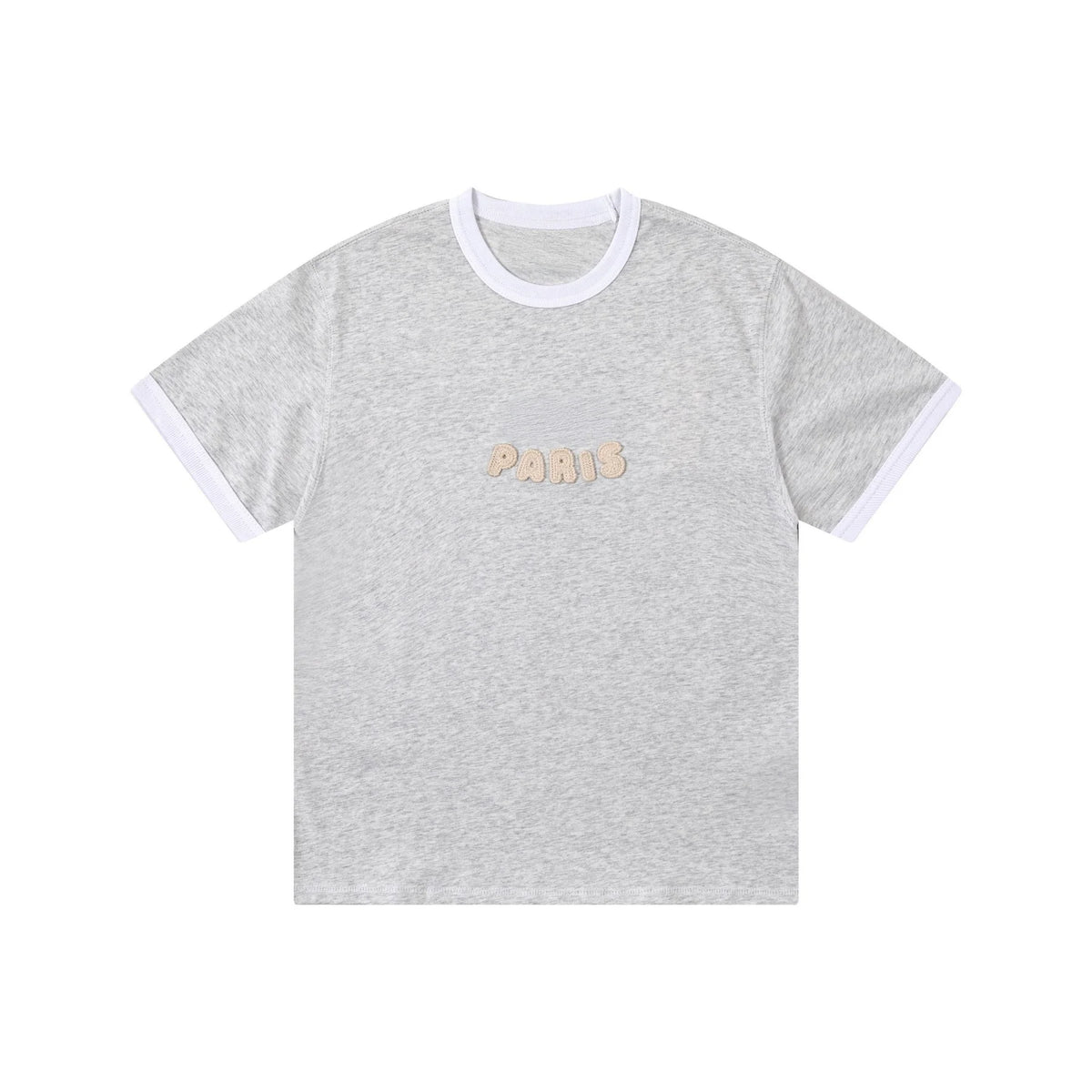 New European and American Trendy Men's Fashionable Casual Short Sleeved T-shirt, Solid Color T-shirt, Men's Summer Sports Tops