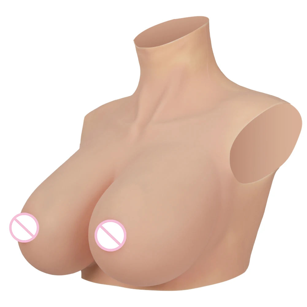 Crossdresser Silicone Fake Women Body Boobs Breast Forms Lightweight Version Thin Version Cosplay Drag Queen Cross Dressing