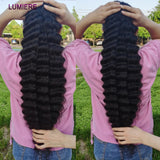 Loose Deep Wave Bundles Virgin Raw Brazilian Human Hair Weave 1/3/4 Bundle Deals Hair Extension Double Weft Wholeasle 30"