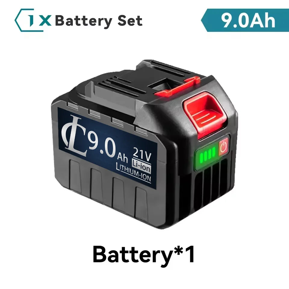 Rechargeable 18V 21V 388VF Li-ion Battery 3000-9000mAh High Capacity Long Lasting Fast Charging Durable for Makita Electric