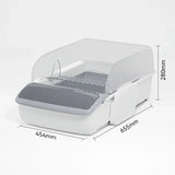 Self-cleaning Open Cat Litter Box Automatic Intelligent Bedpan Leak-proof Sterilization Deodorization Toilet Product