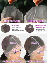 13x4 13x6 HD Lace Frontal 5x5 Closure Wigs | 40 42 Inch Bone Straight