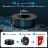 KINGROON PLA Burnt Titanium 3D Printer Filament 1.75mm 1kg 2kg Beautiful Color Change PLA Hide Layer Line 3D Printing Material