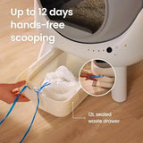 Self Cleaning Litter Box Orbitie Automatic Cat Litter Box Self Cleaning for Multiple Cats with App Control