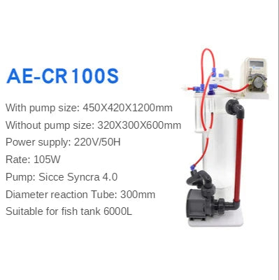 Aqua Excel's Alkaline Reactor, R5, R6, AE-CR, 50S, 60S, 81S, 90S, 100S