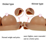 Drag Queen Breast Plate For Crossdresser Silicone Breast Forms Huge Boobs For Transgender Cosplay Shemale Plate