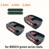 Suitable for Bosch Green Power Tool Vacuum Cleaner PBA18V 3000mAh Lithium Battery Replacement Bosch 18V PBA PSA PSR