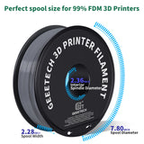 GEEETECH 10Kg 3D ABS+ Filament 1.75mm Spool Wire For 3D Printer Material,Safety, Vacuum packaging