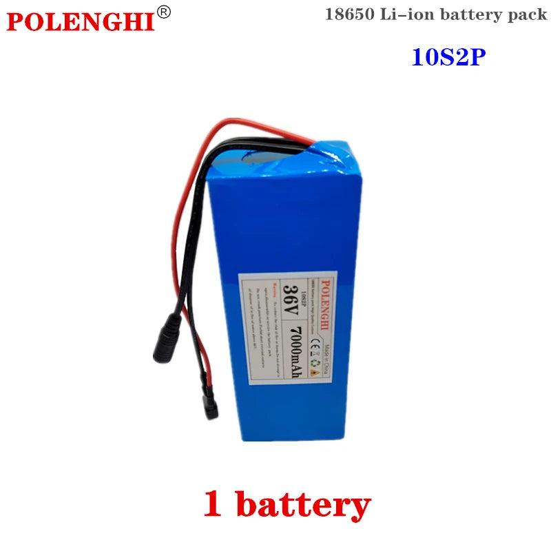 36V 7000 or 12000mAh 10S2P XT-60 or T Plug Rechargeable Lithium Battery Pack Built-in BMS Circuit
