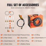SucceBuy PCP Air Compressor 4500PSI/30Mpa Portable PCP Pump Compressor Water-Free Air Rifle Paintball Scuba Tank Compressor