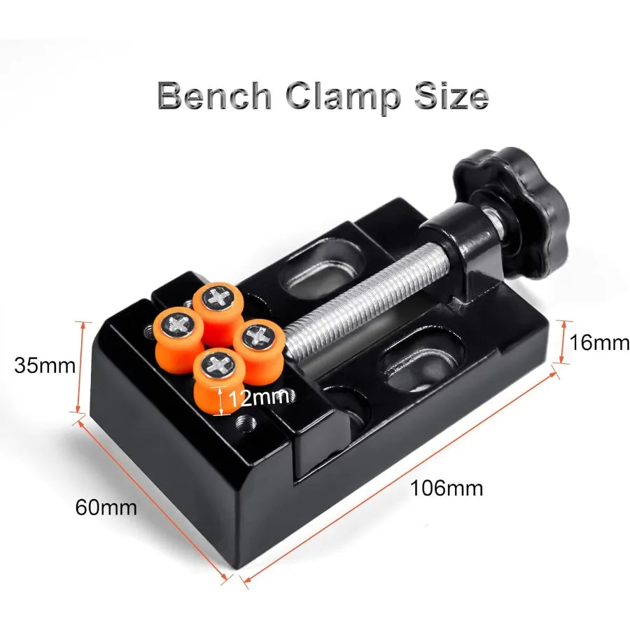 Mini Drill Press Benchtop Drill Press Portable Electric Drilling Machine with Rotary Tool Flex Shaft Attachment B10 Chuck Drill