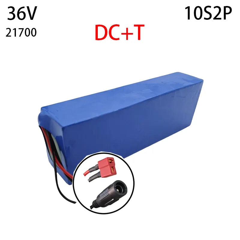 10S2P 36V 30Ah Suitable for Motorcycle Electric Bicycle 21700 5C Rechargeable Lithium Battery Pack, Suitable for Scooter BMS
