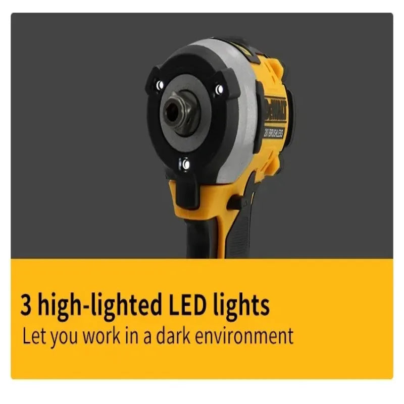 2025 Dewalt  Electric Impact Wrench Rechargeable High Torque 406Nm(Reverse) 1/2" 2500 RPM Universal 20V Battery Power Too DCF922