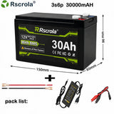 12V Rechargeable Lithium Battery Pack 20Ah 30Ah 40Ah 50Ah, 3S5P 6P 7P High Capacity Battery for Sprayer Portable Speaker Camping