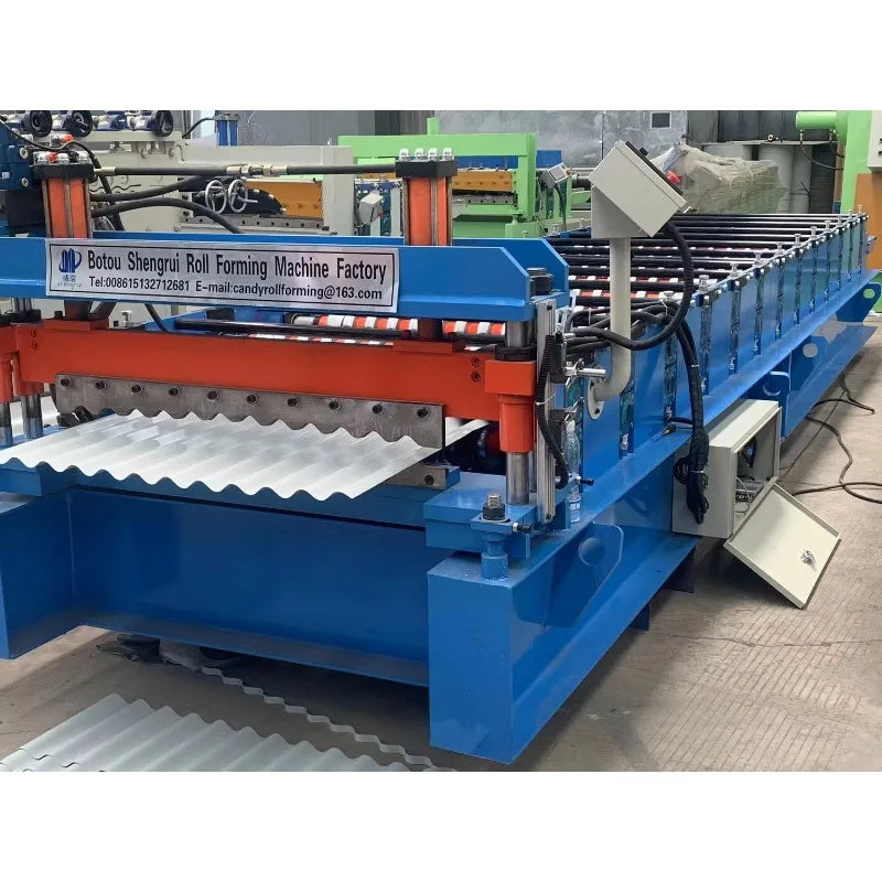 YG Customized High Quality Galvanized Corrugated Wave Panel Metal Wall Plate Roof Roofing Sheet Steel Metal Automatic Roll Formi