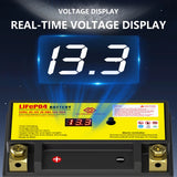 12V LiFePO4 Motorcycle Battery 4Ah 6Ah 8Ah 12Ah CCA 260A 350A 450A 620A 720A Lithium Iron Phosphate Starter Battery ATV UTV