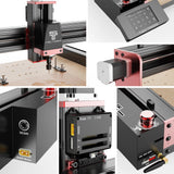 Twotrees TTC450 PRO Laser Milling Engraver Machine 4 AxisDIY Woodworking Cutting Screen UI Upgrade Support Switching Laser Mode