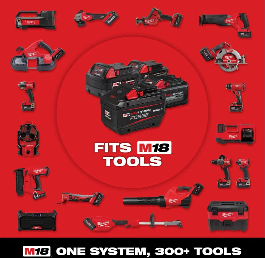 Milwaukee M18 XC 18V 8.0Ah 21700 Lithium Cell High Capacity Battery Rechargeable for 48‑11‑2830 0730‑20 Cordless Power Tools