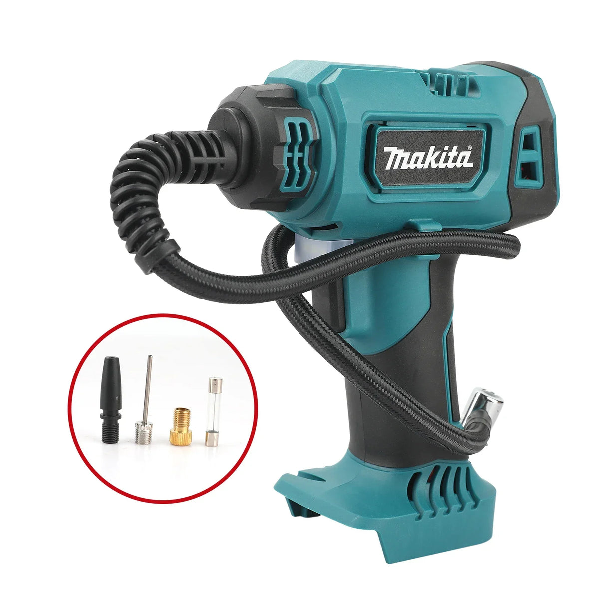 Makita DYS60 Automatic Cordless Inflator: Electric Air Pump,Car Tire Handheld Air Compressor, Compatible with Makita 18V Battery